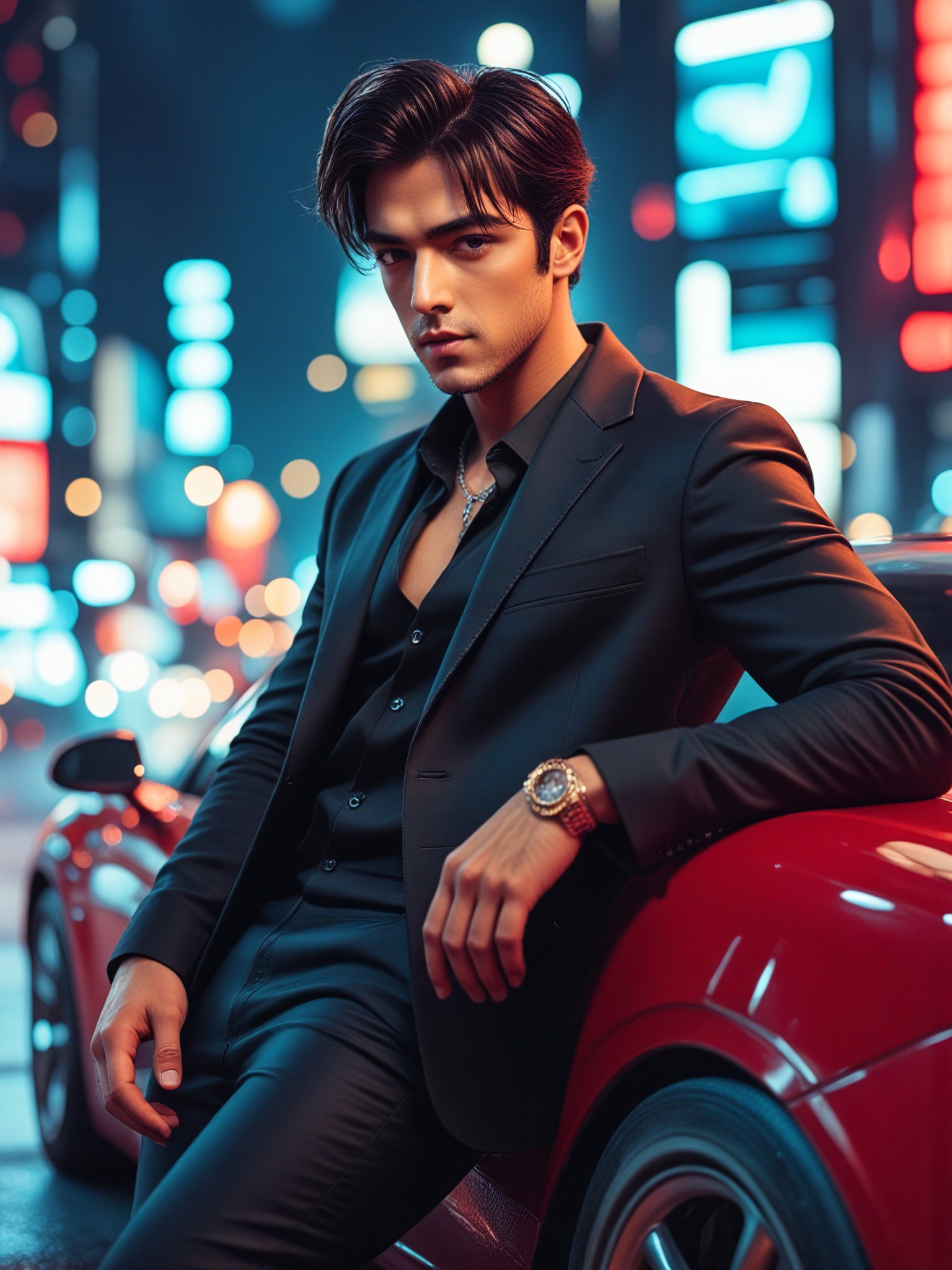 🚗💎  The perfect fusion of ultimate luxury and top-notch fashion! 🕶️✨ image