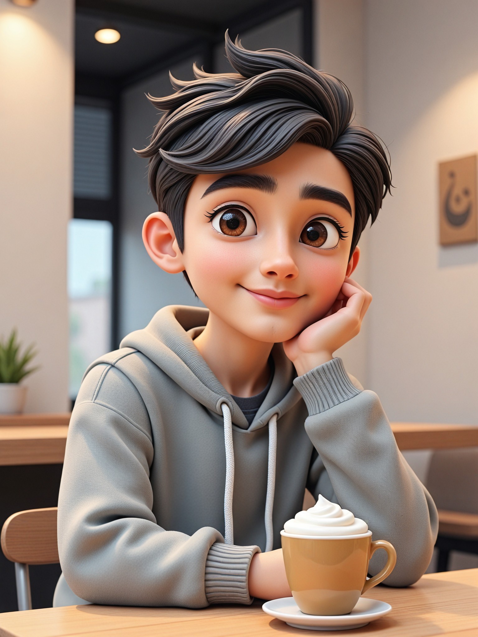 Cute Latte boy image