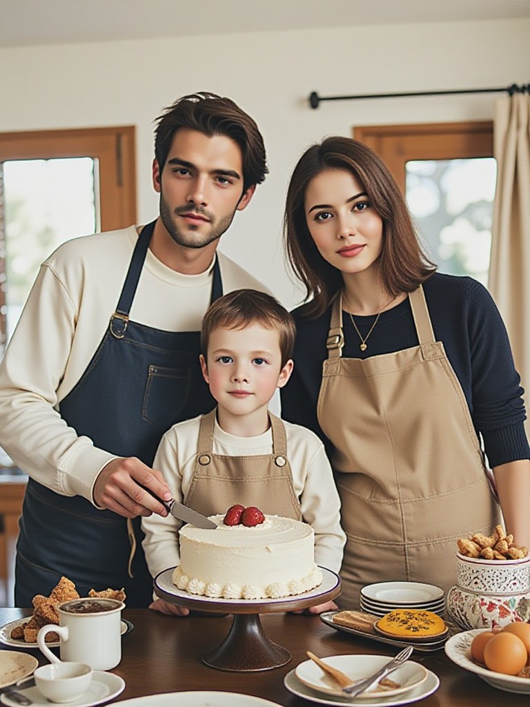 Family cooking image