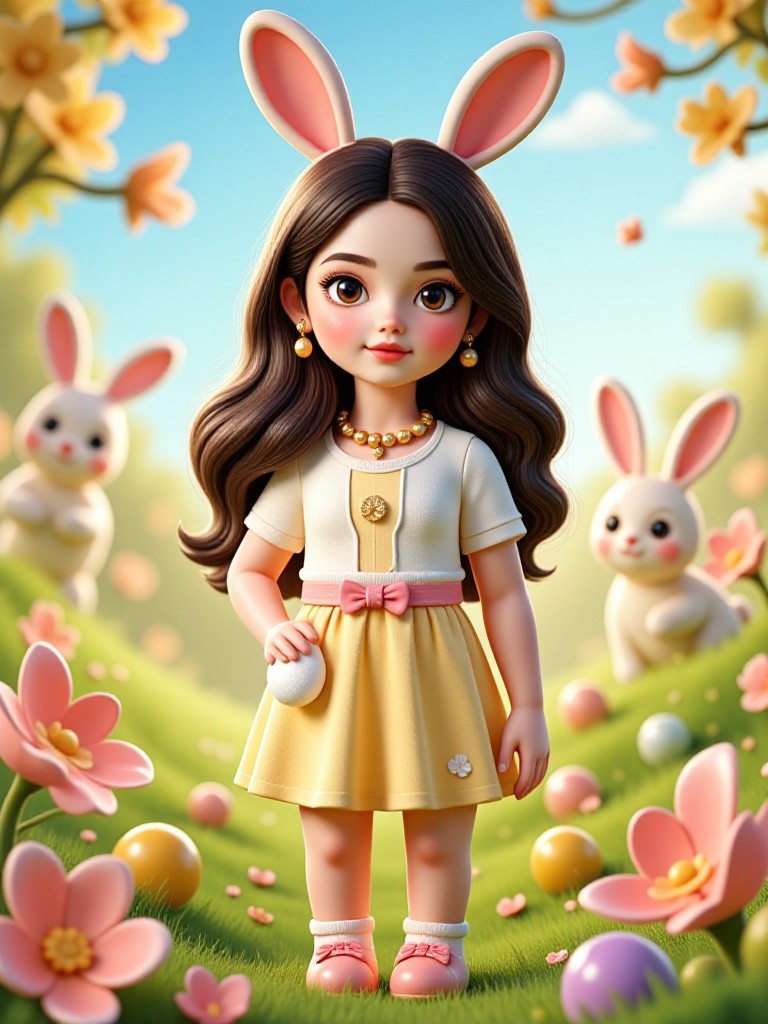 3D Easter Doll image