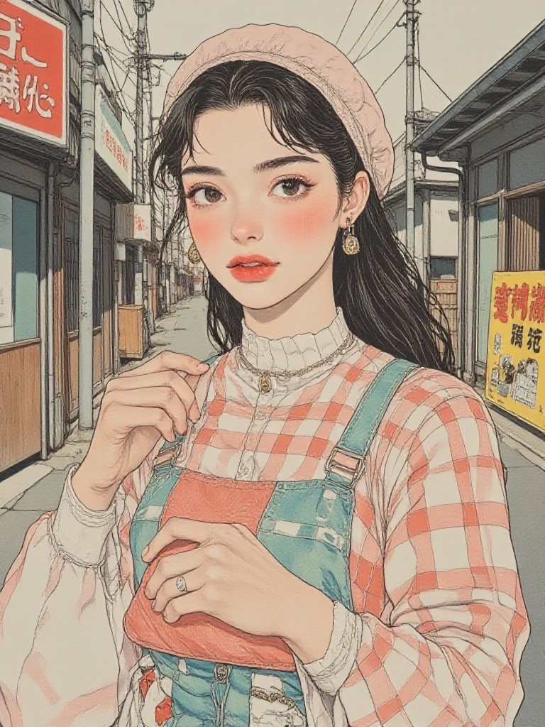 Vintage Fashion Girl image