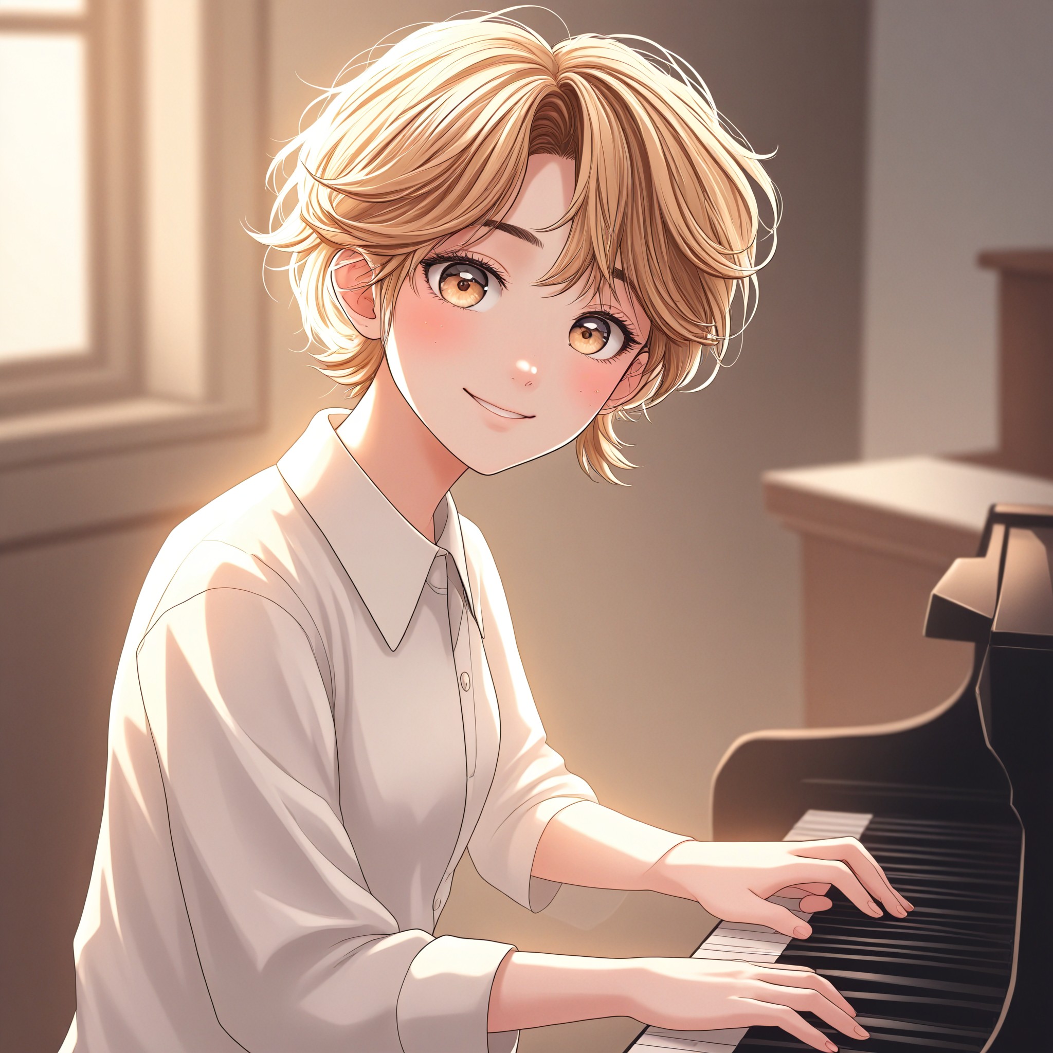 Playing Piano image