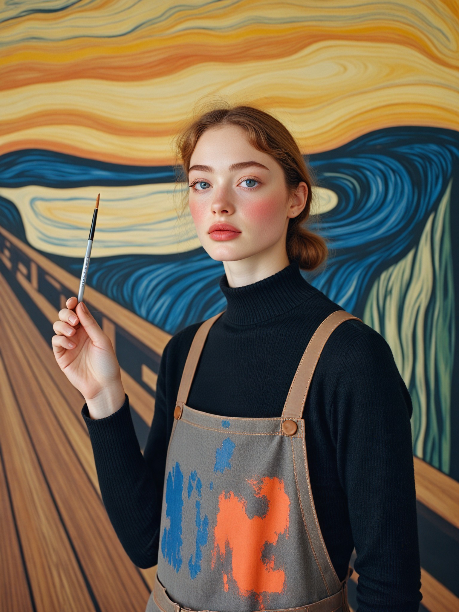 Painter in the World of《The Scream》 image