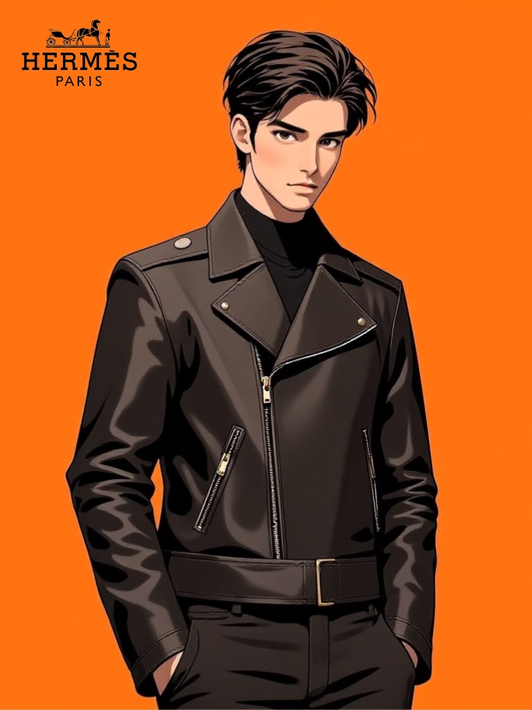 a1.art-generated Maroon Jacket image
