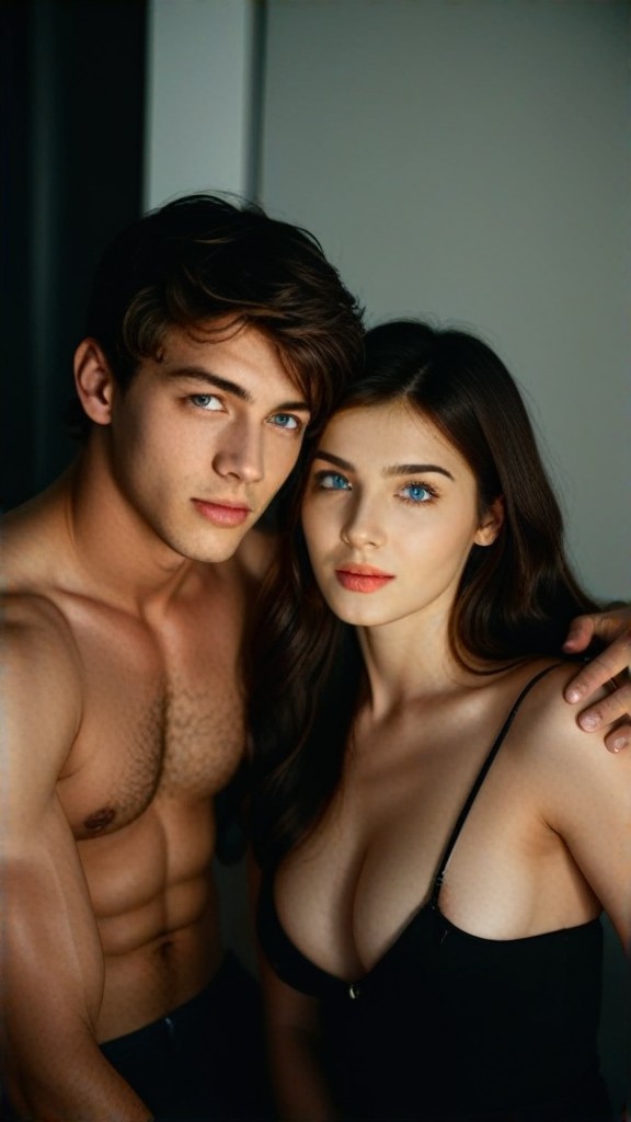 Intimate couple photo image