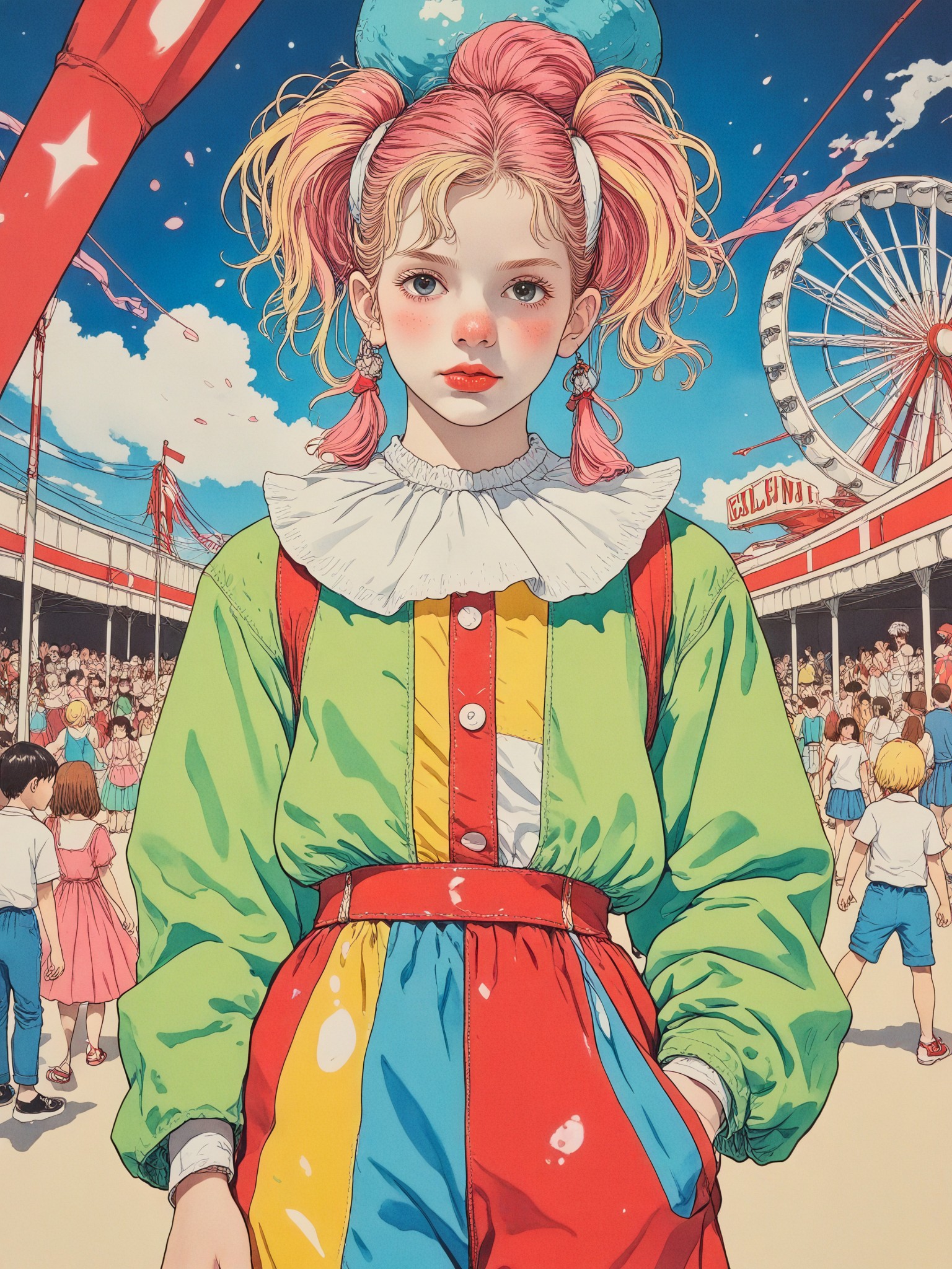 🎪 Rainbow Circus Clown image