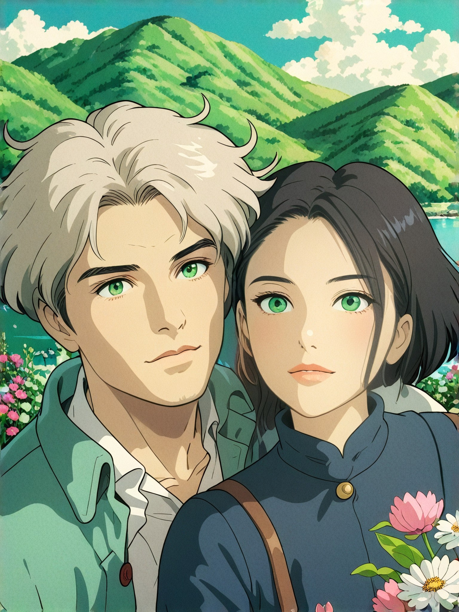 AI Ghibli Group art generator