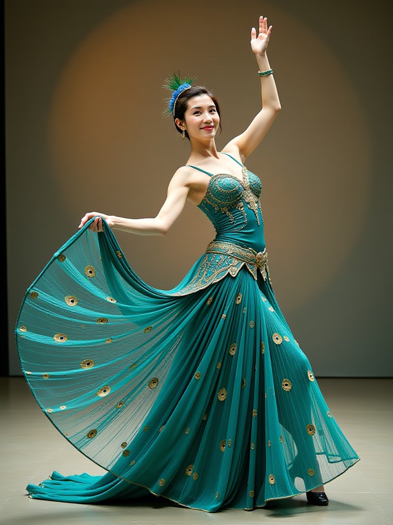 peacock dancer image
