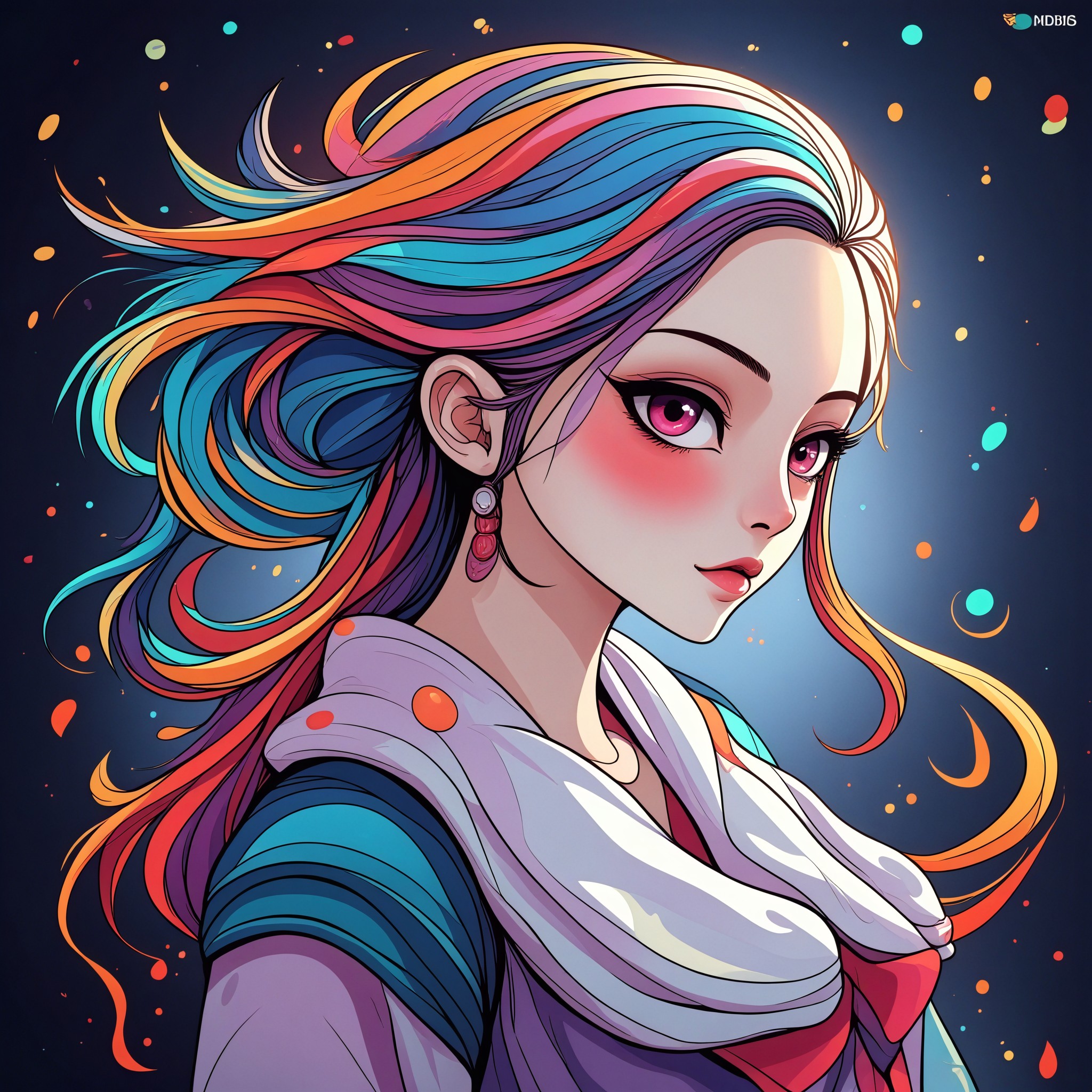 Colorful Style Potrait image