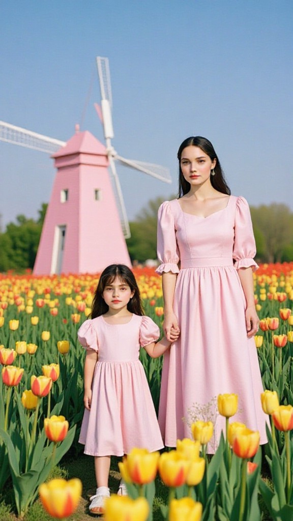 Tulip Mother and Child image