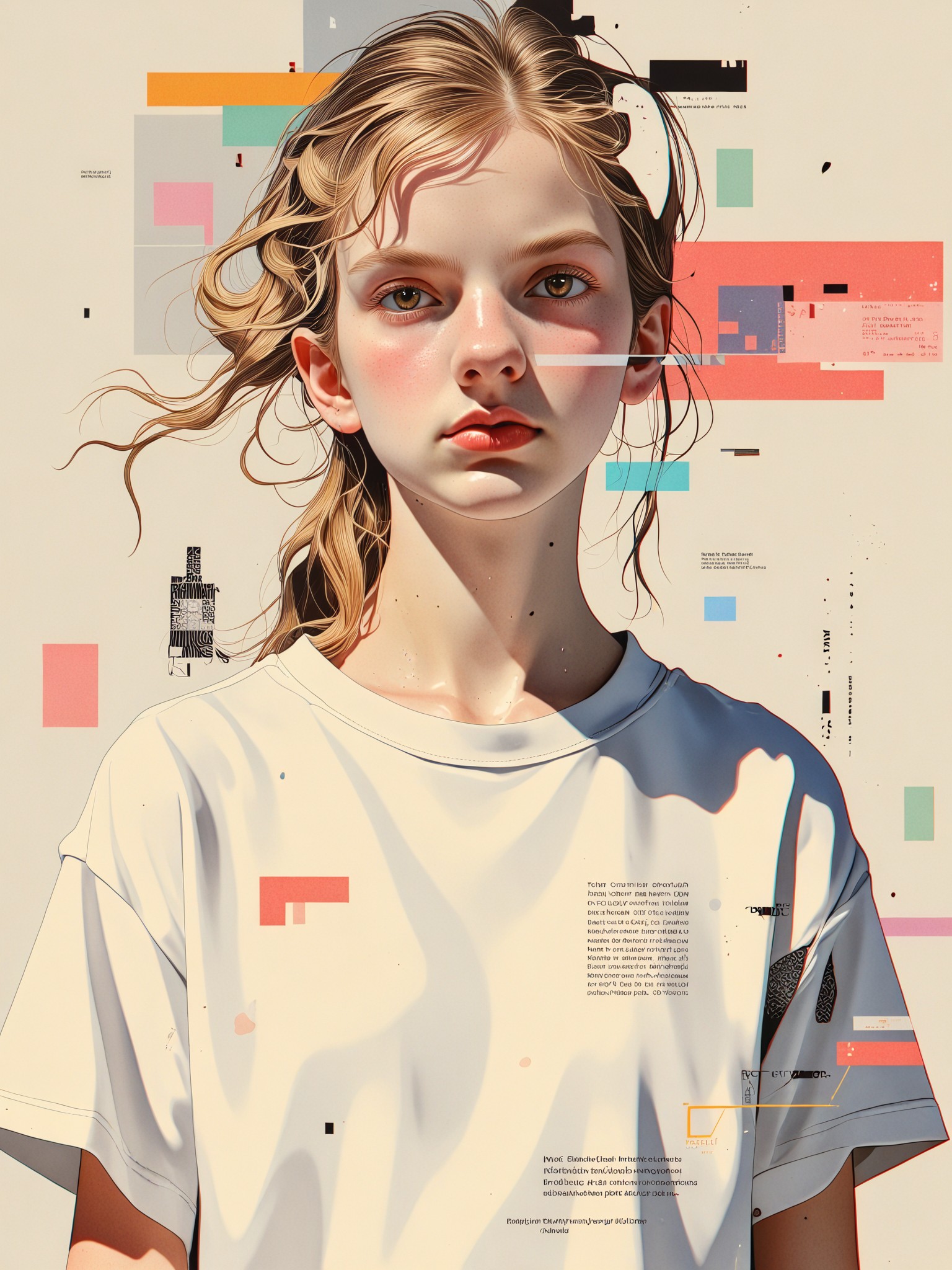 Glitch Magazine Style Portraits image