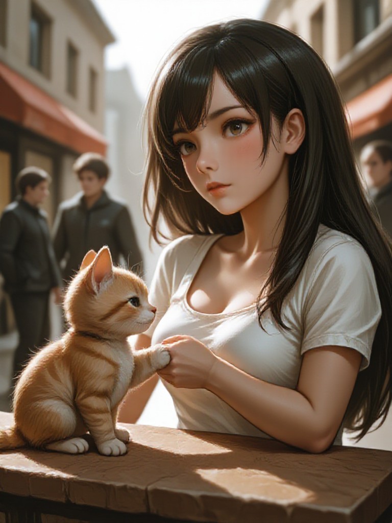 [Master2.5D Dynamic Fun Audio Video] 🐾👶 Epic Duel! Beauty vs. Cat 🔥】 image