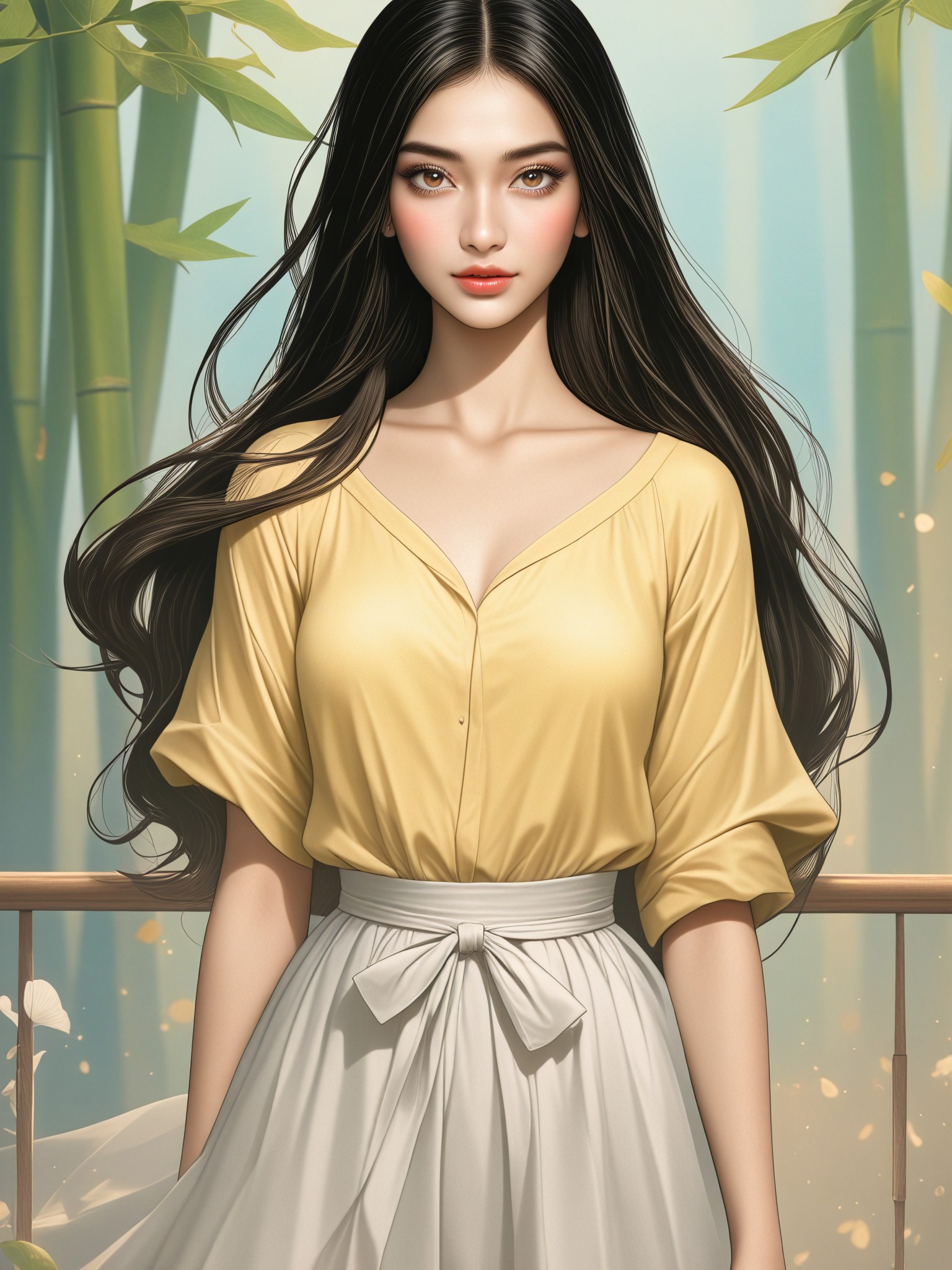 a1.art-generated Yellow Skirt image