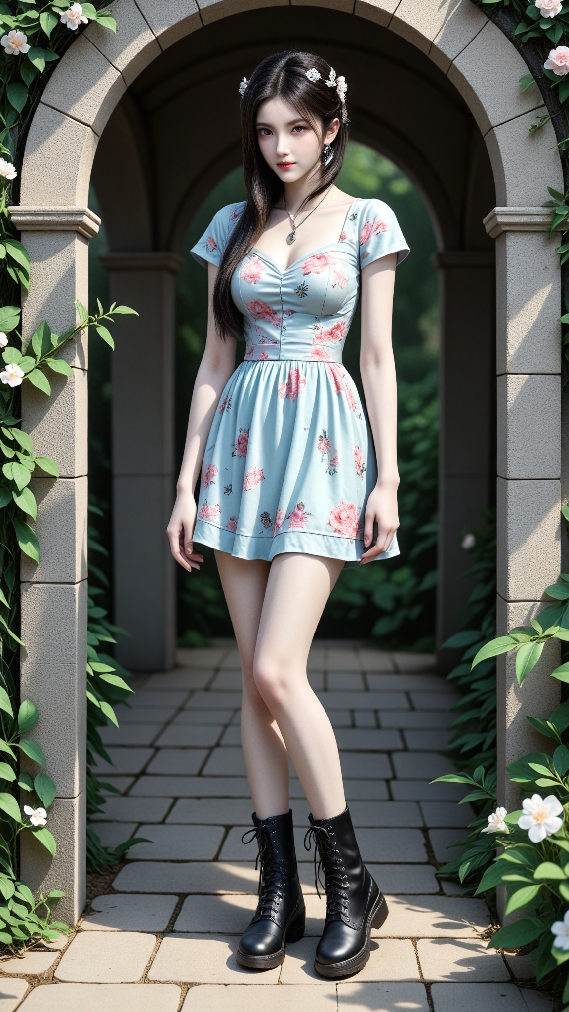 🌸🌿 Fashion Rebellion in the Garden image