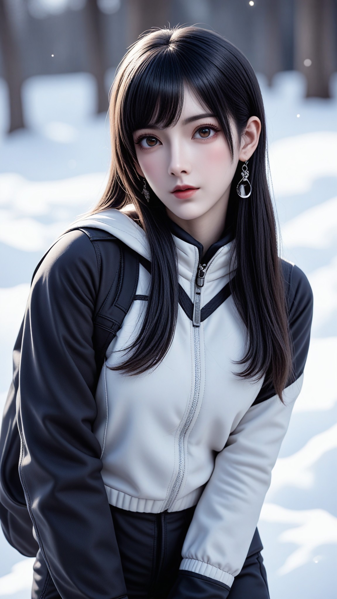 🗻 Skiing is not just a sport, but also a romantic experience in winter image