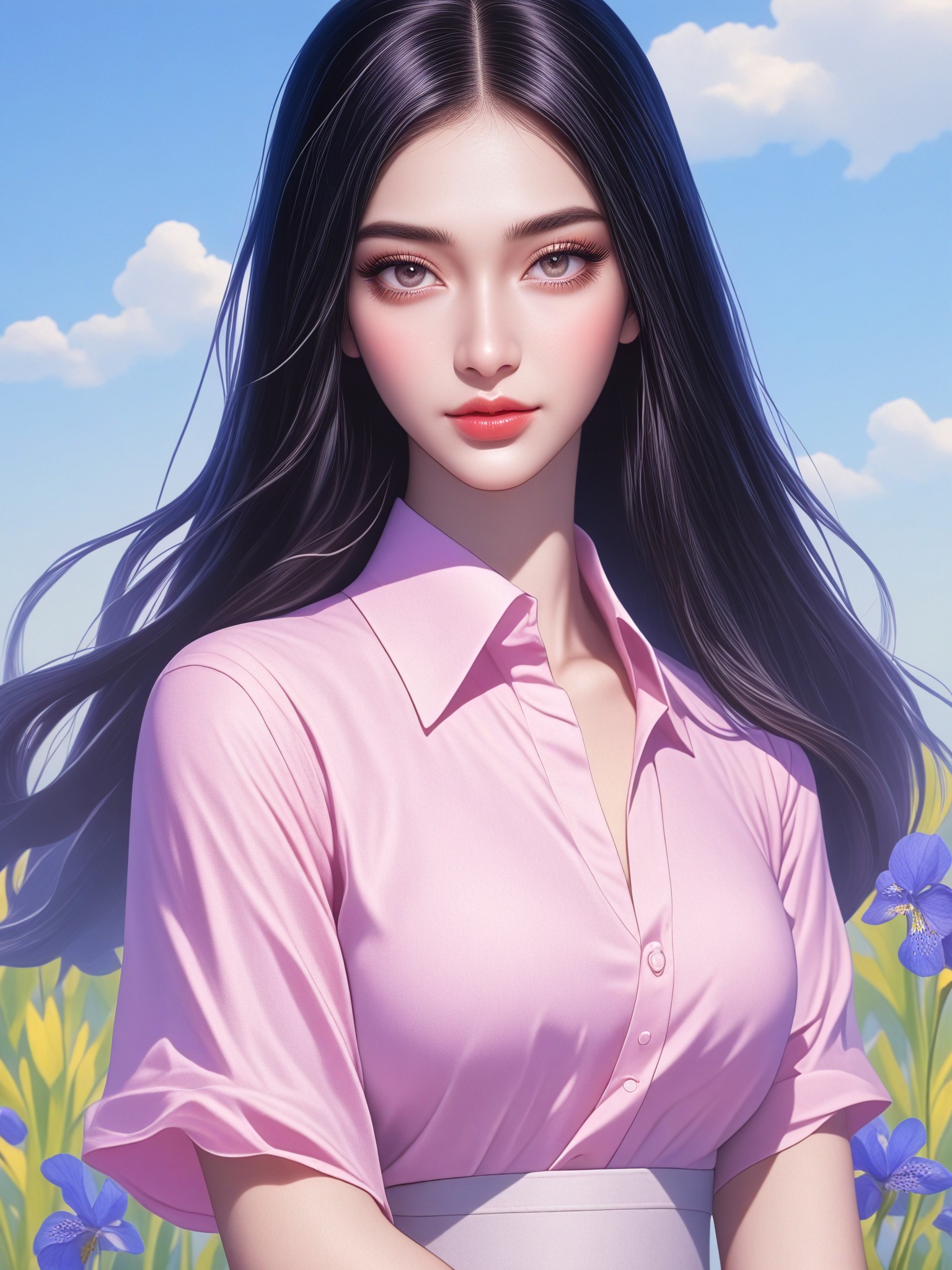 Iris symbolizes hope and beauty image