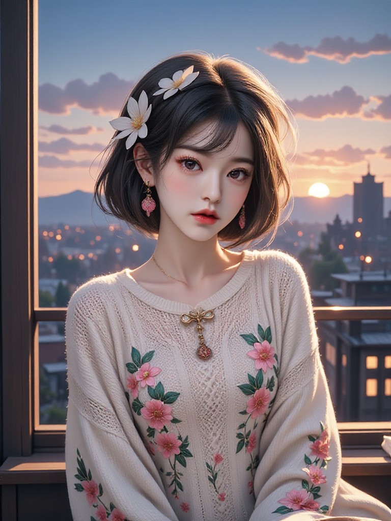 Knitted sweater - women image