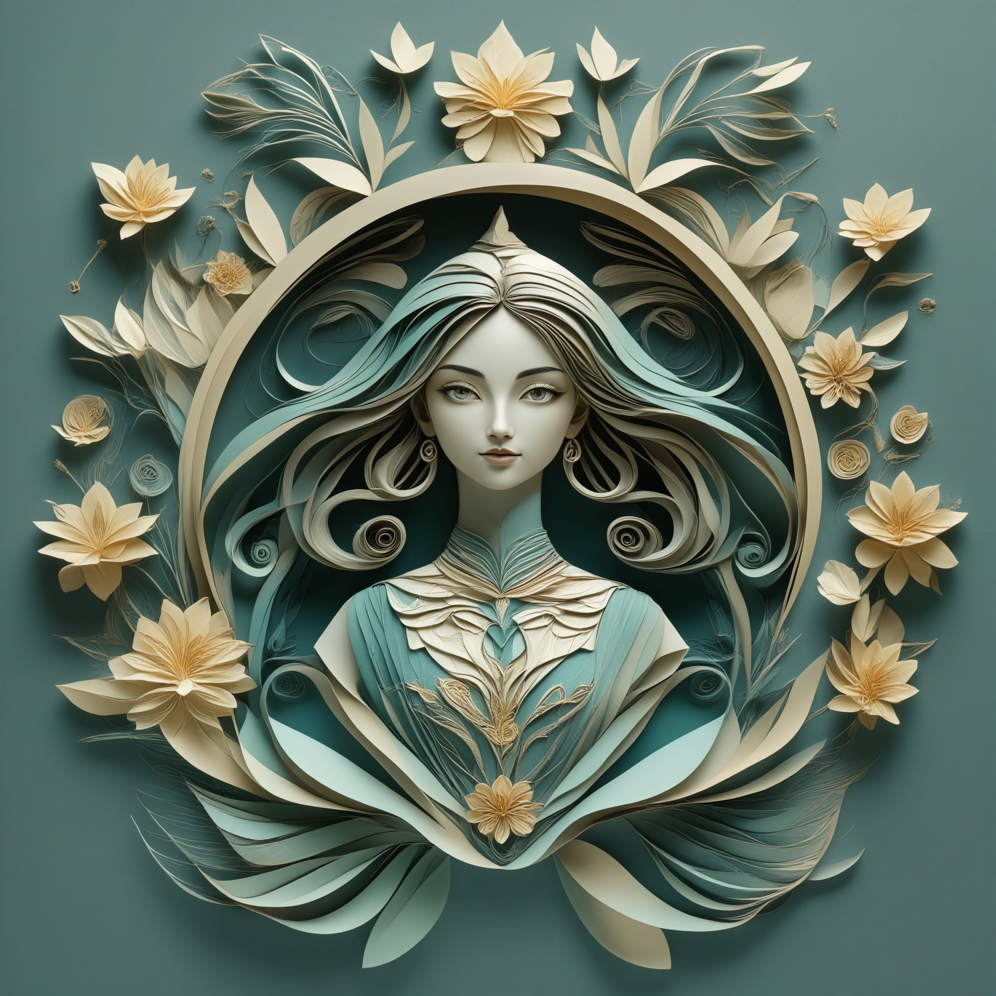 a1.art-generated Paper Folding image