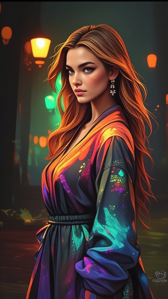 Colorful dark night(fork) image