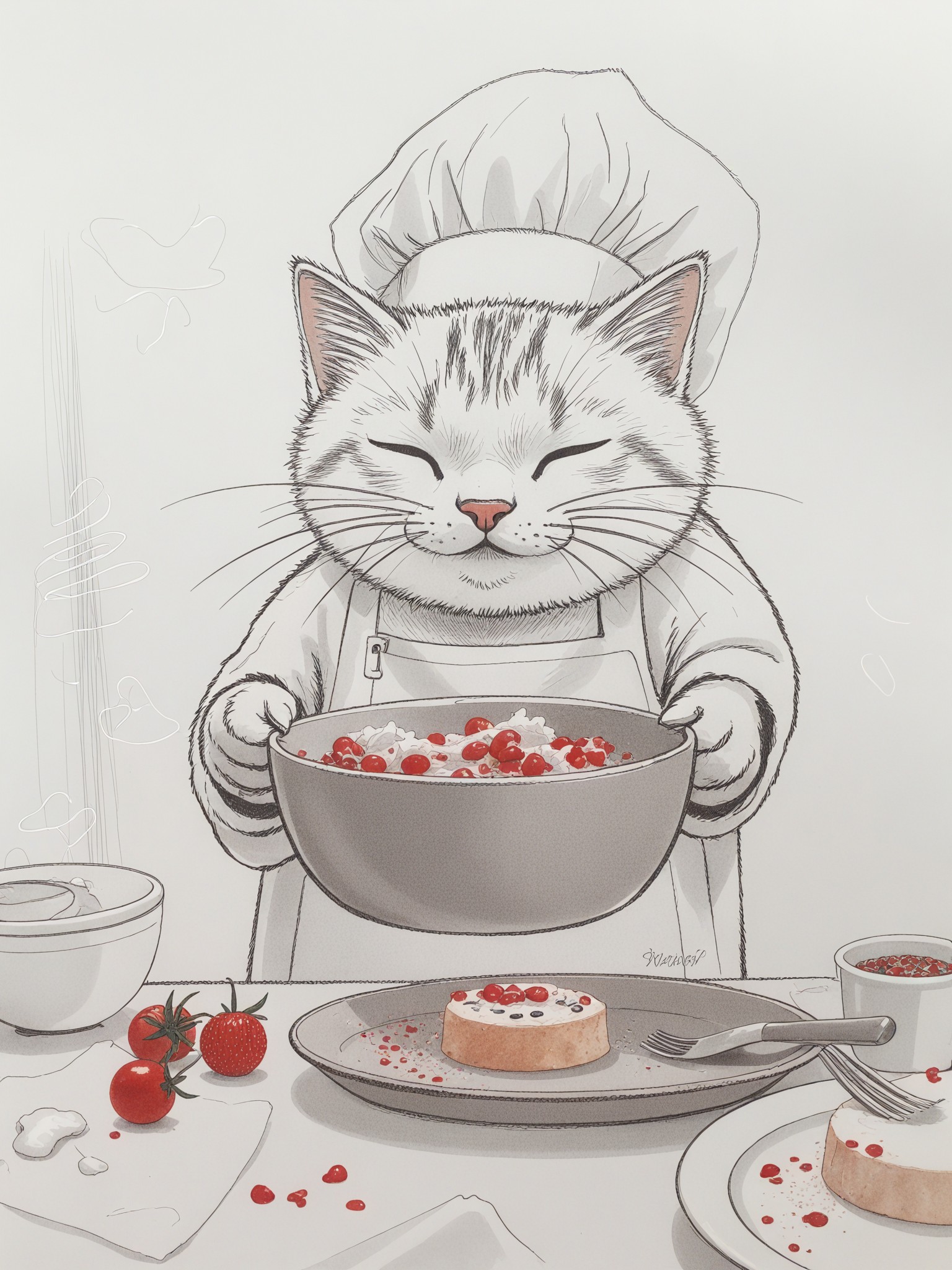 pencil drawing illustration image