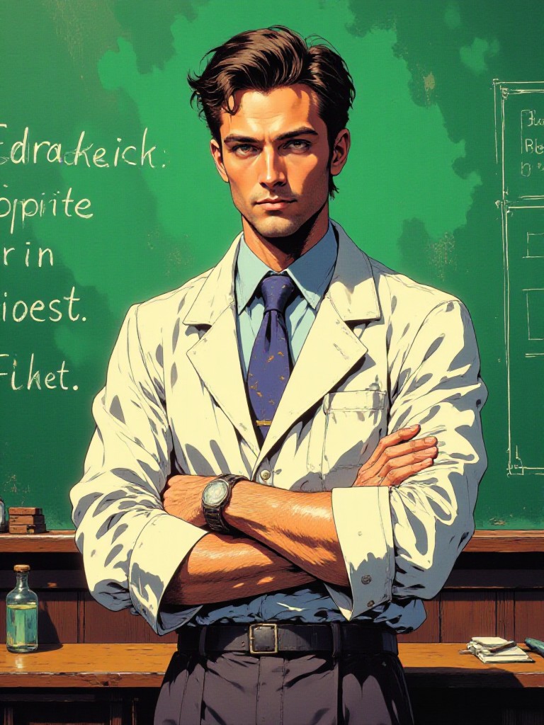 May Day teacher illustration image