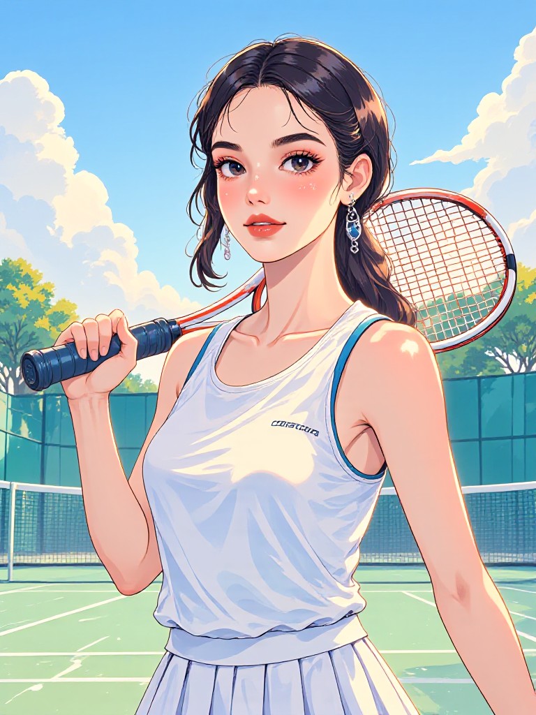 Tennis Girl image