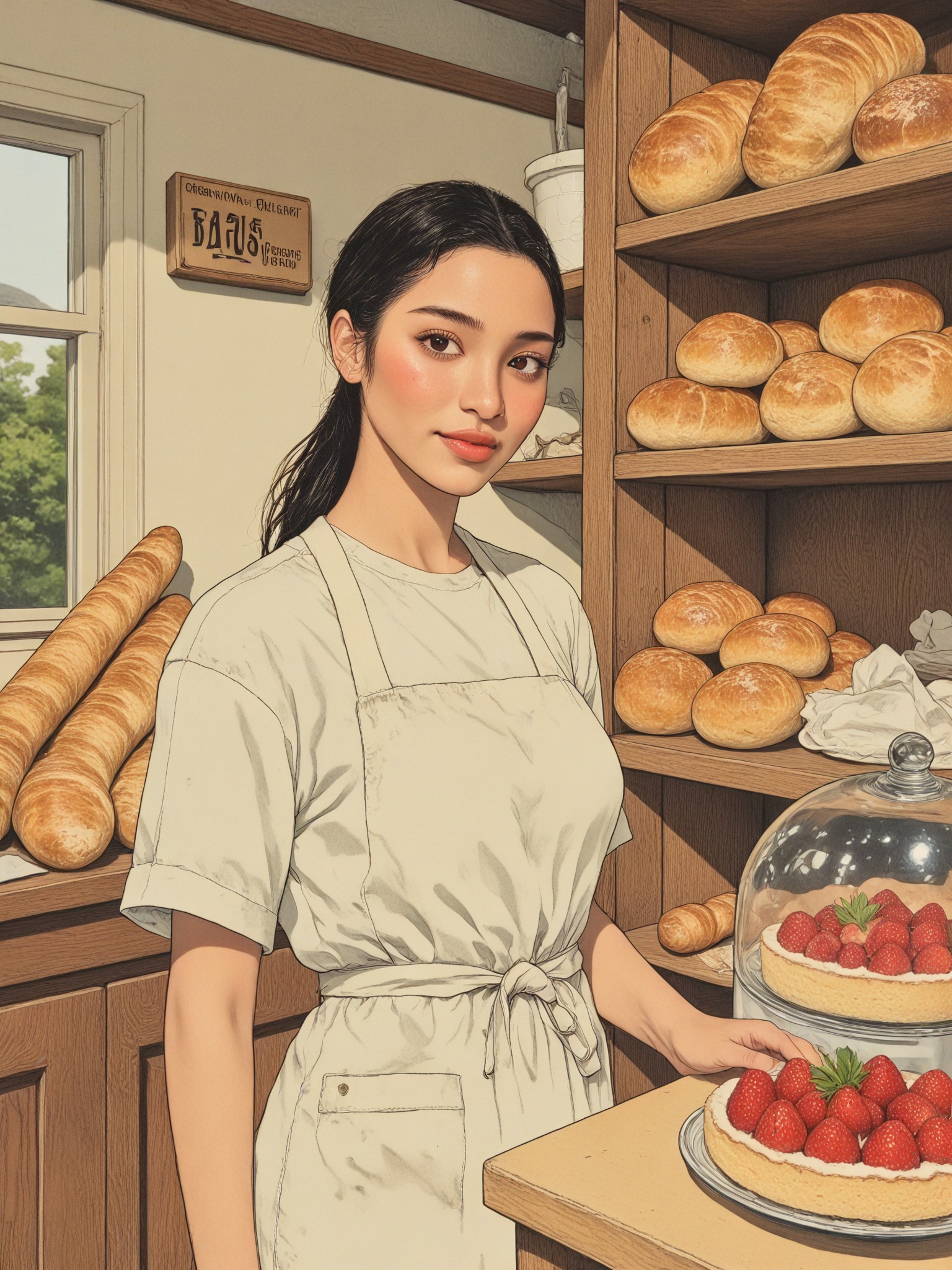 Part-time Job in a Bakery image