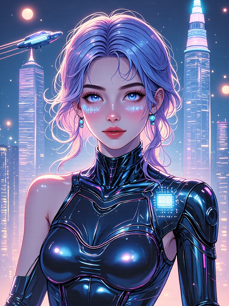 Futuristic Sci-Fi Girl image