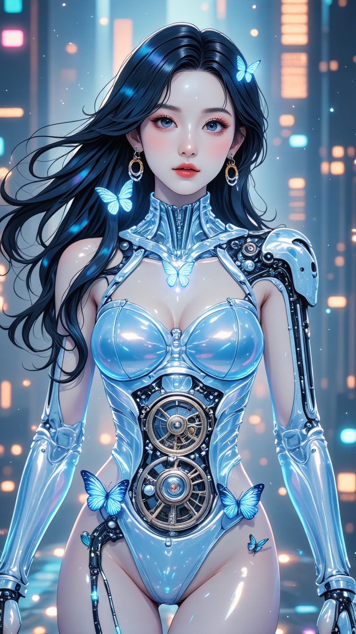 Cyber ​​Female Robot image