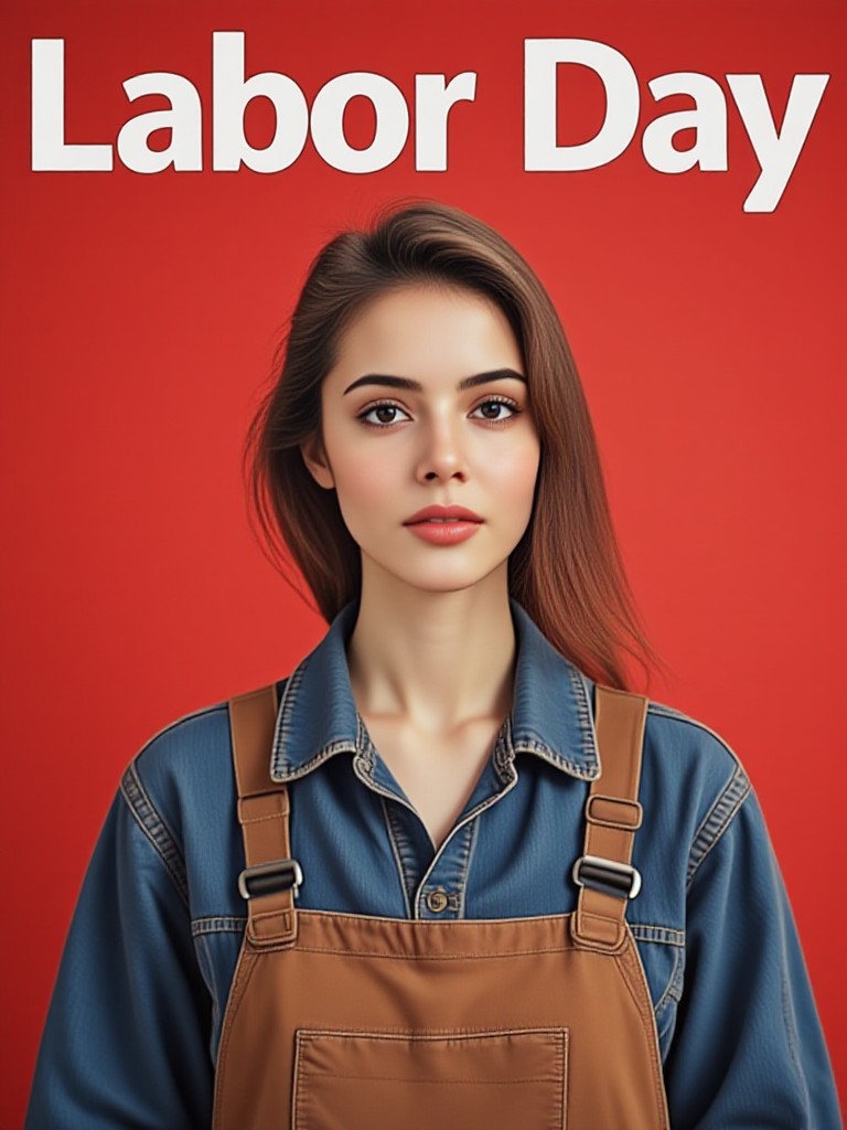 Labor Day Woman Portrait image