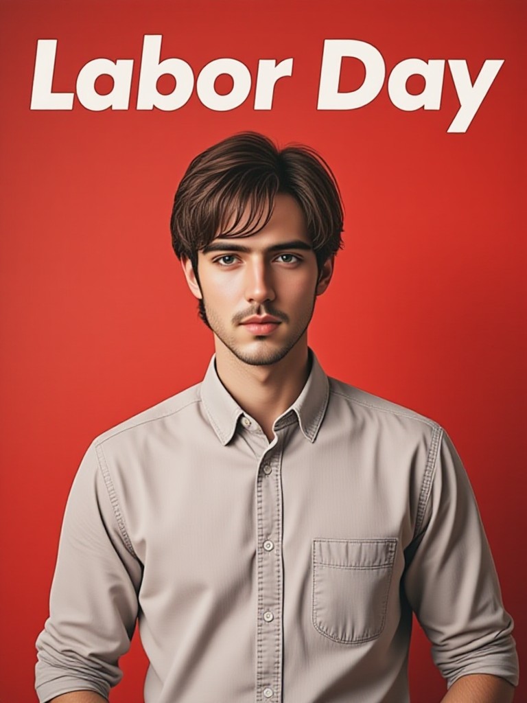 Labor Dayman Man Portrait  image