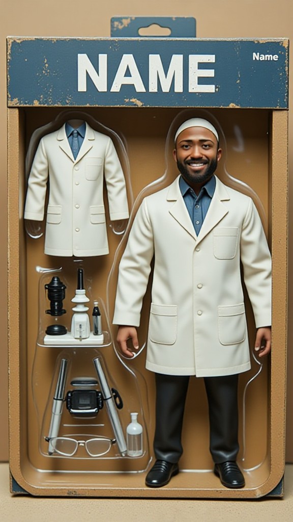  Scientist Action Figure image