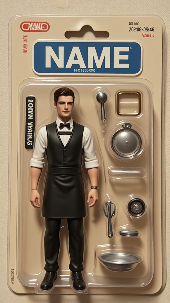 Waiter Action Figure image