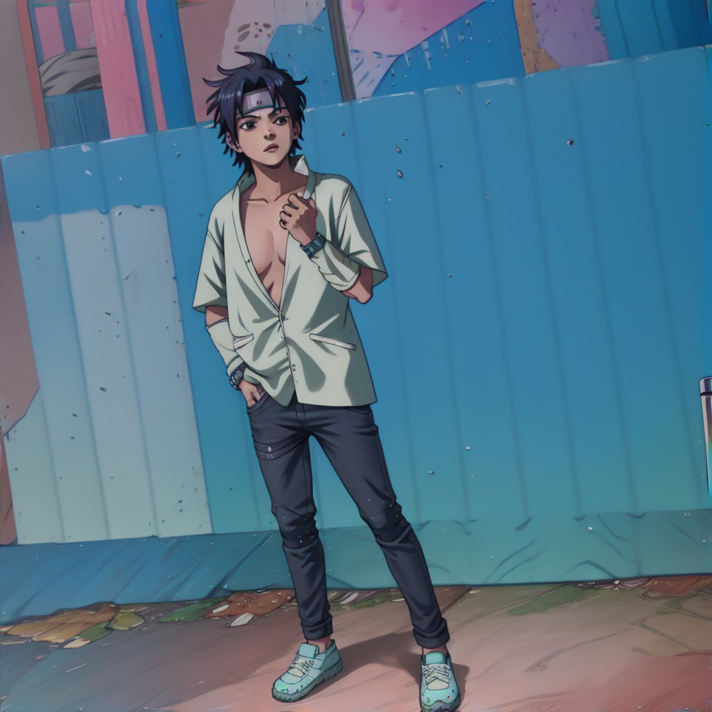 a1.art-generated Sasuke image