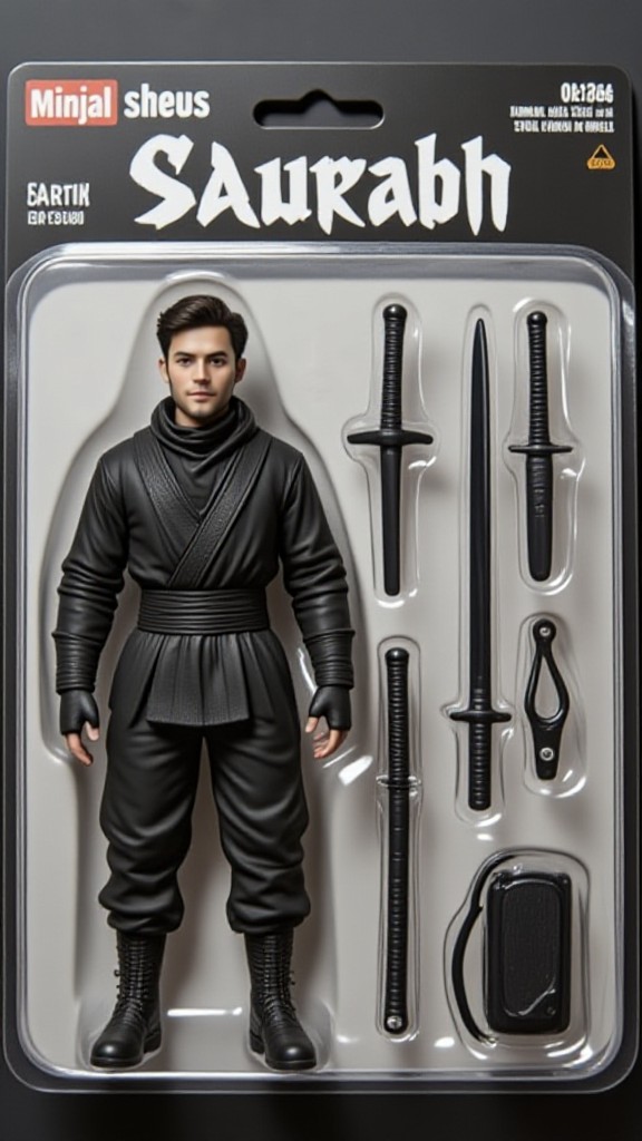  Ninja Assassin Action Figure(fork) Saurabh image