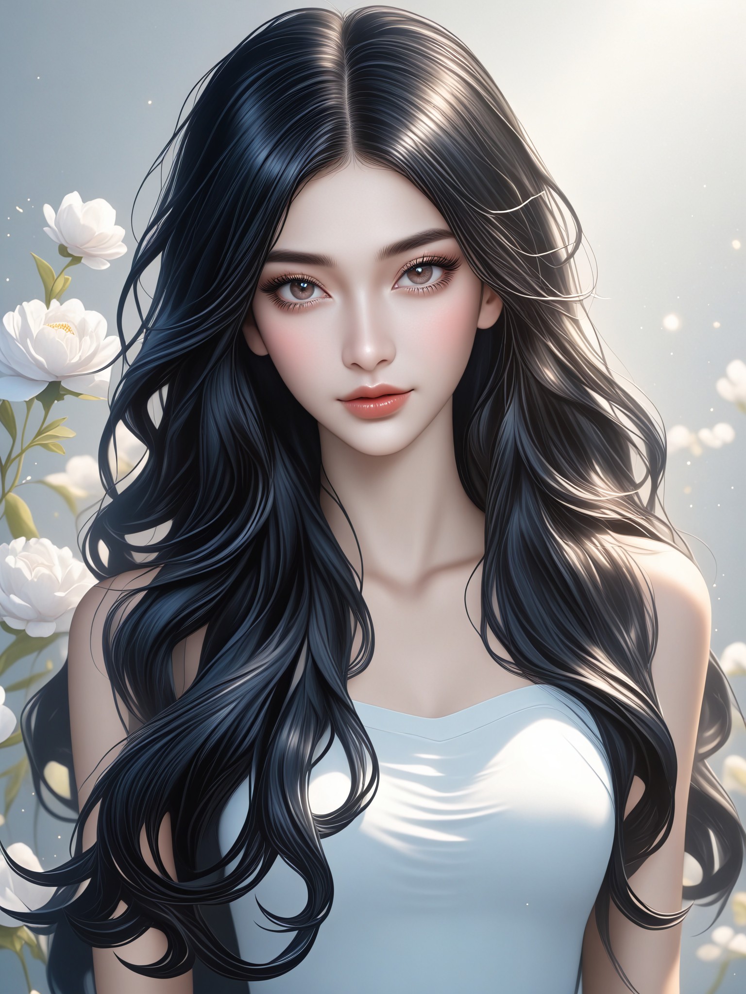 When my hair is long enough to touch my waist, will you marry me? image