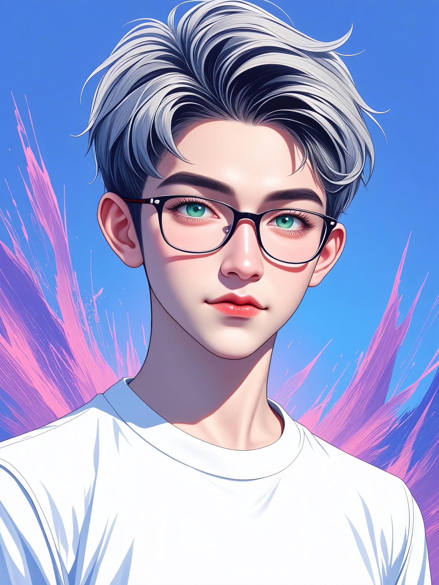 Cartoon boy avatar image