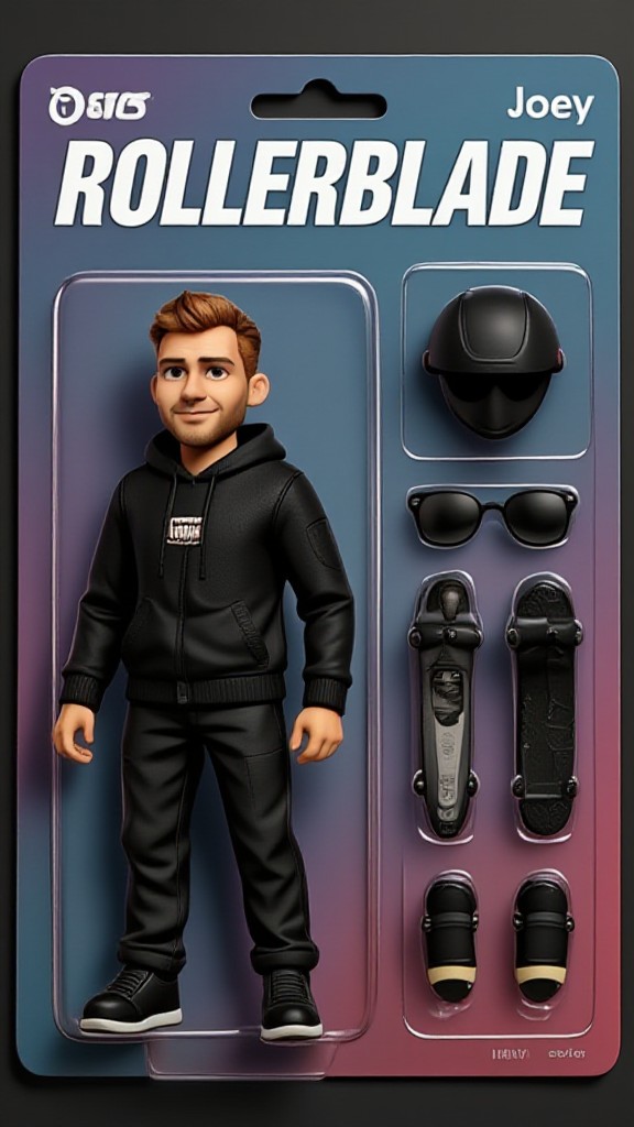Roller blade Action Figure image