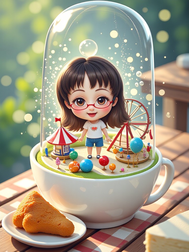 Chibi-style Character: Girl and Mini Playground~~~ image