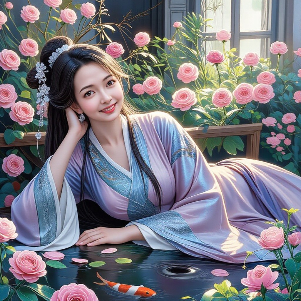 a1.art-generated Peach Blossoms image