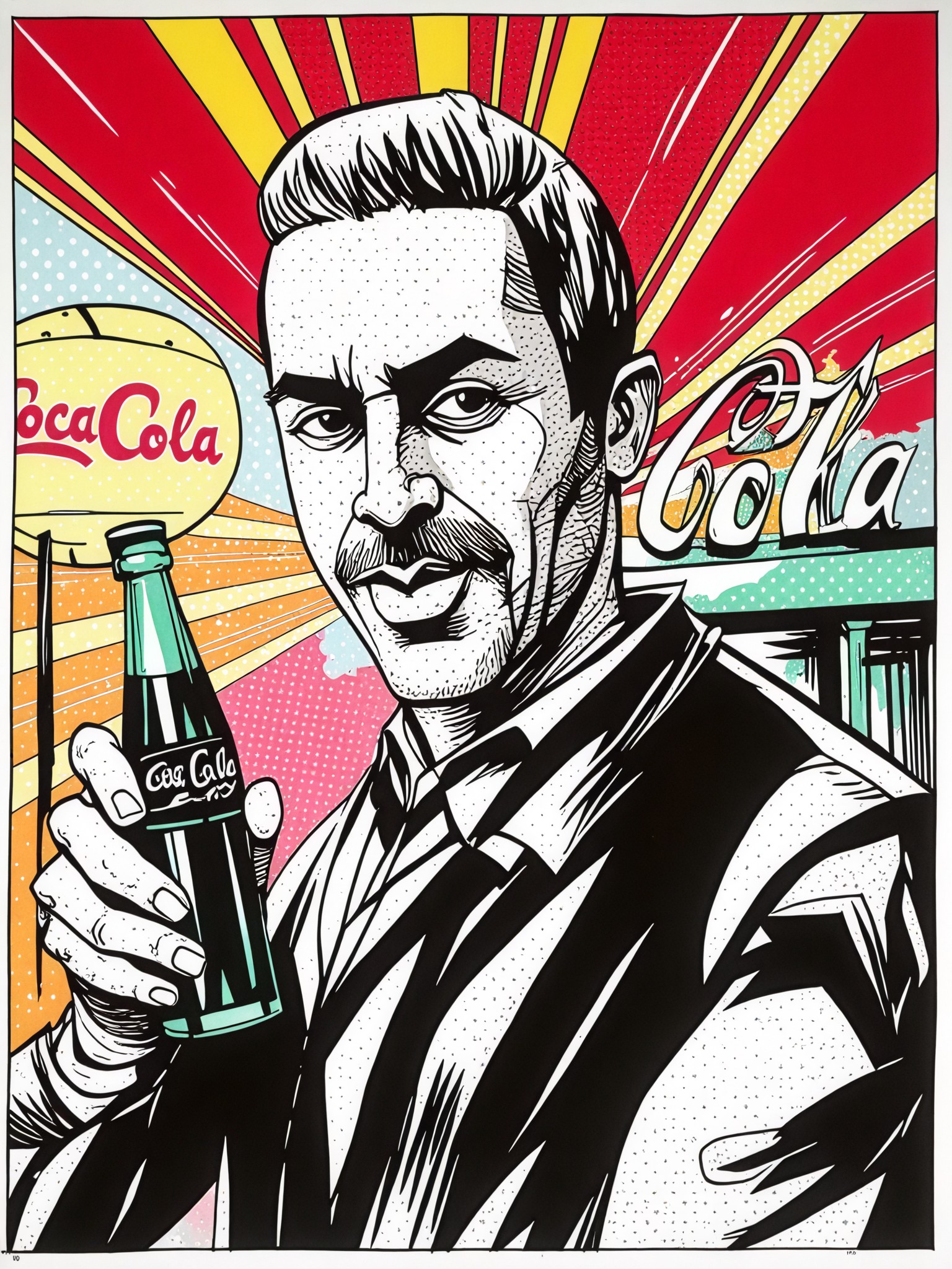 🥤American Retro Collage Poster image