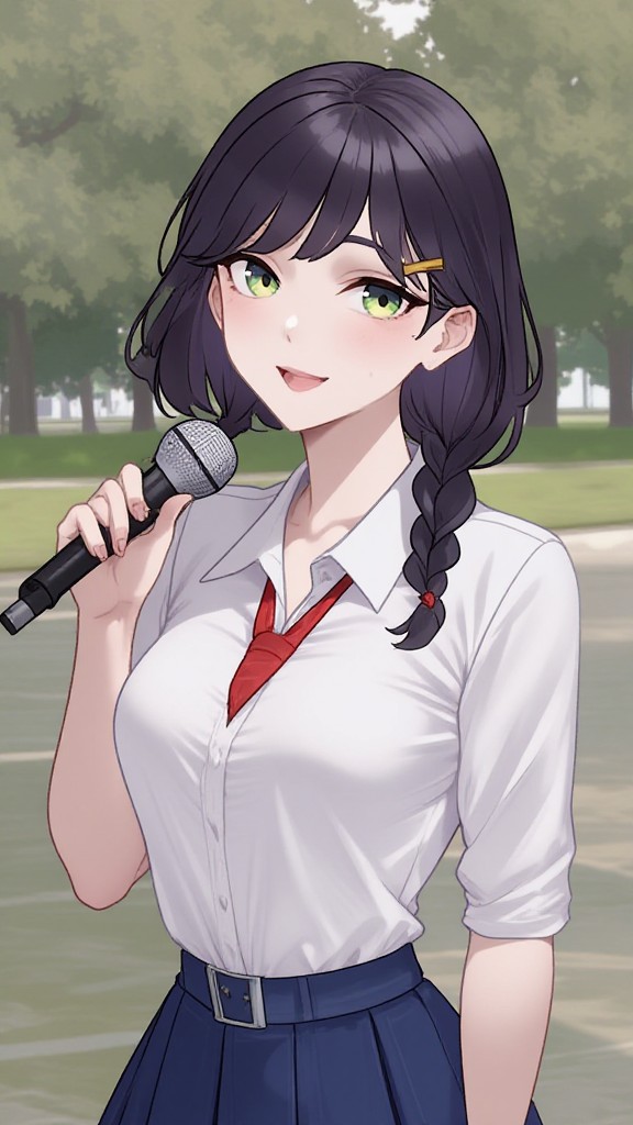 Dress up your female vTuber image