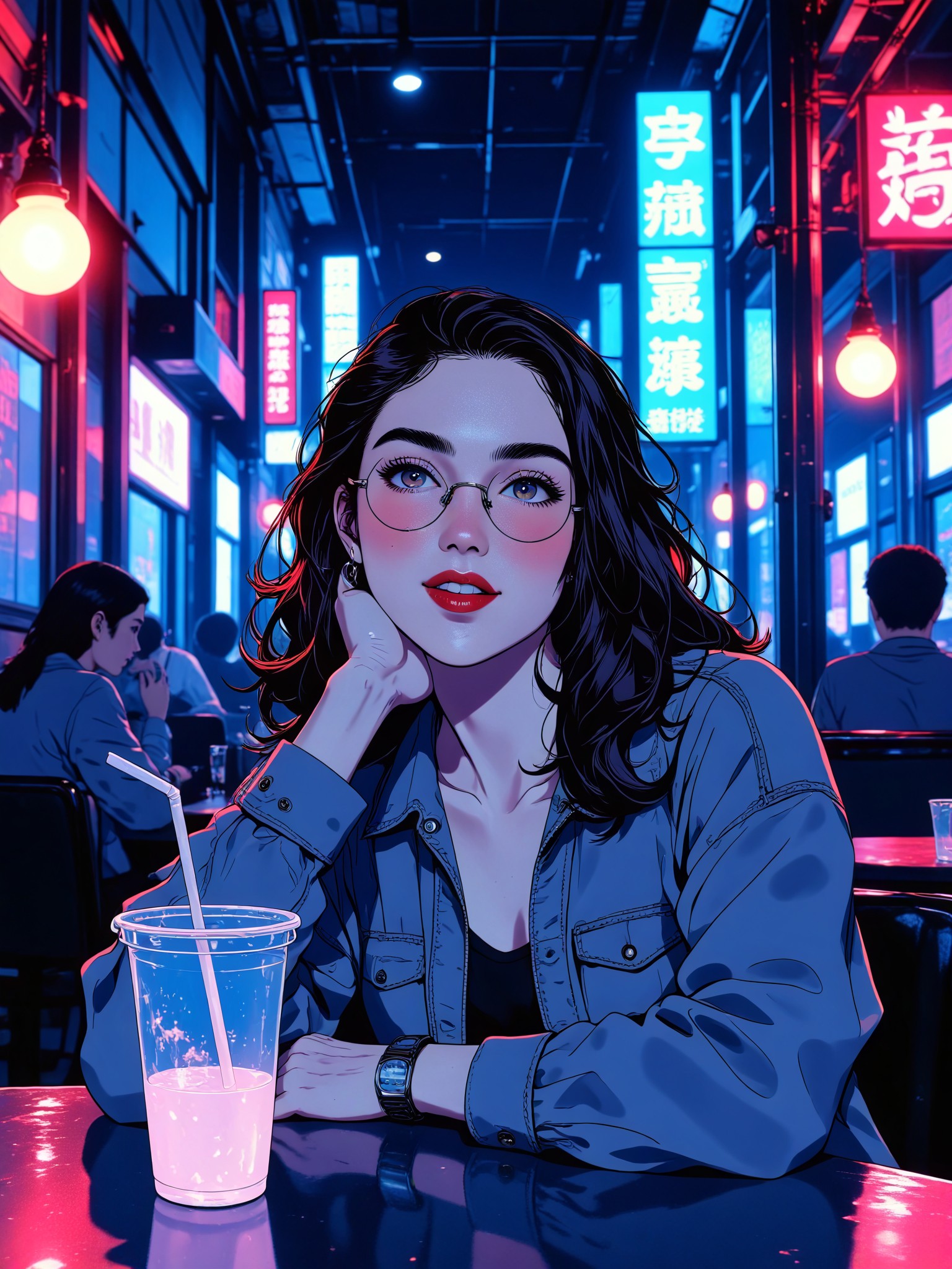 AI Drink Ice art generator