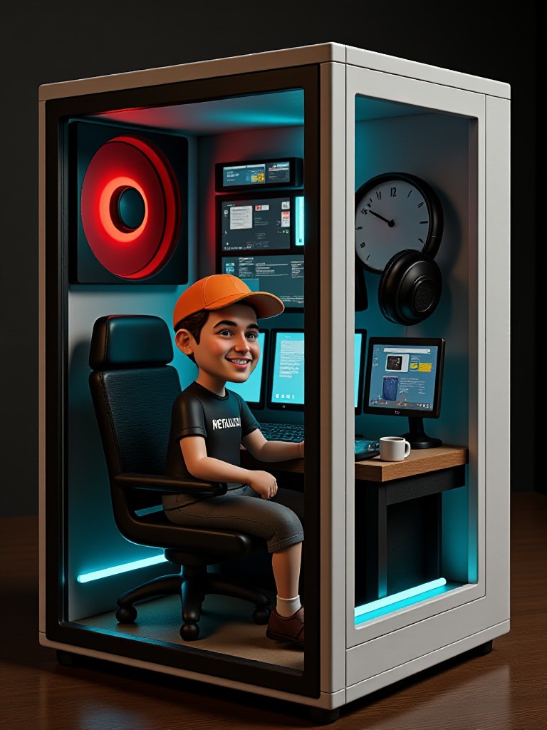 Chibi 3D PC Gamer 007 image