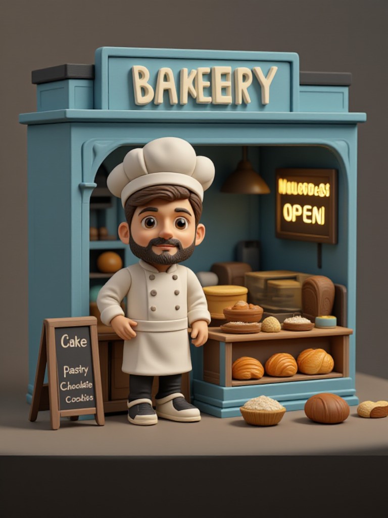 a1.art-generated Bakery Shelf image