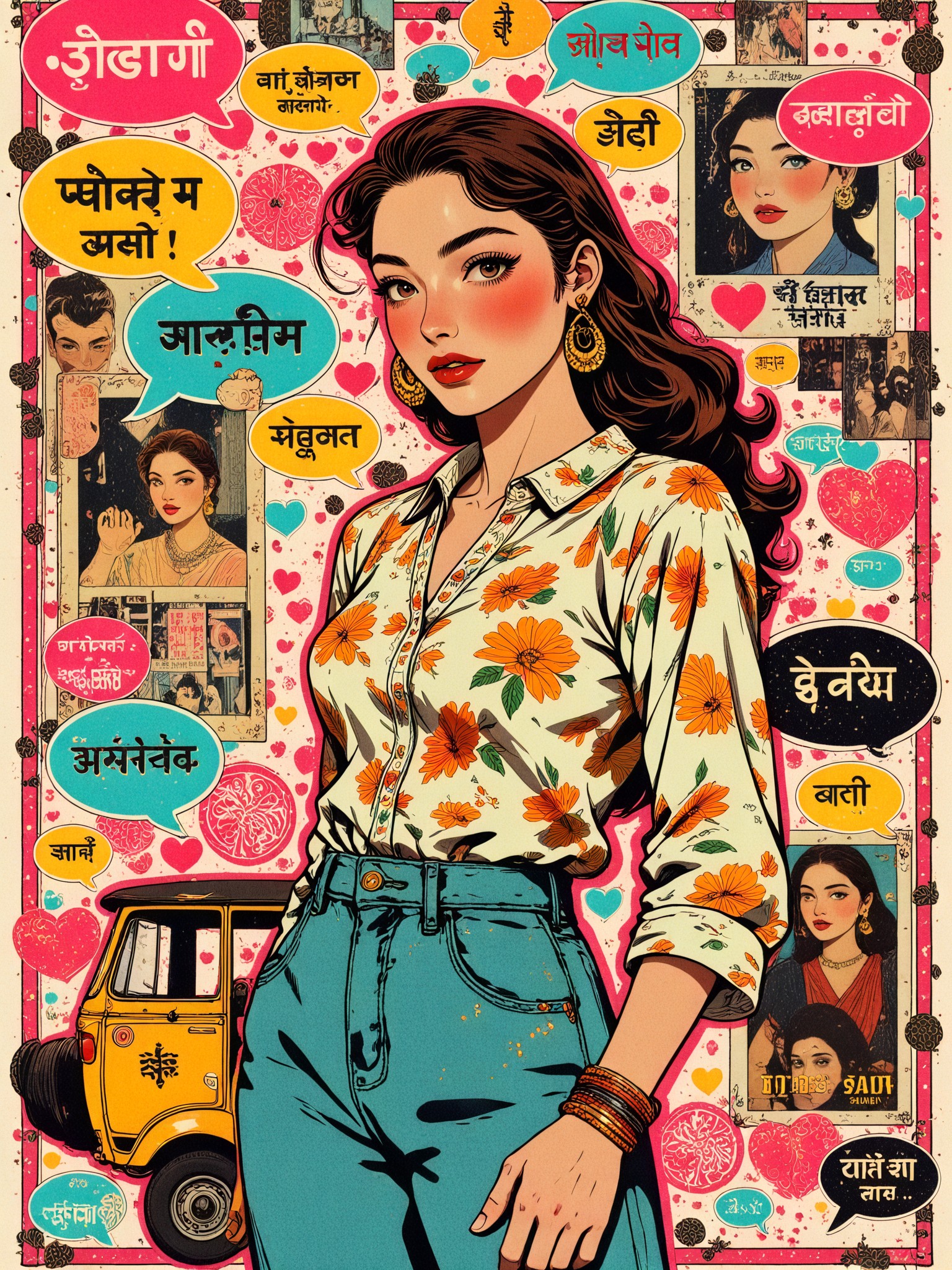 Retro Sticker Portrait image