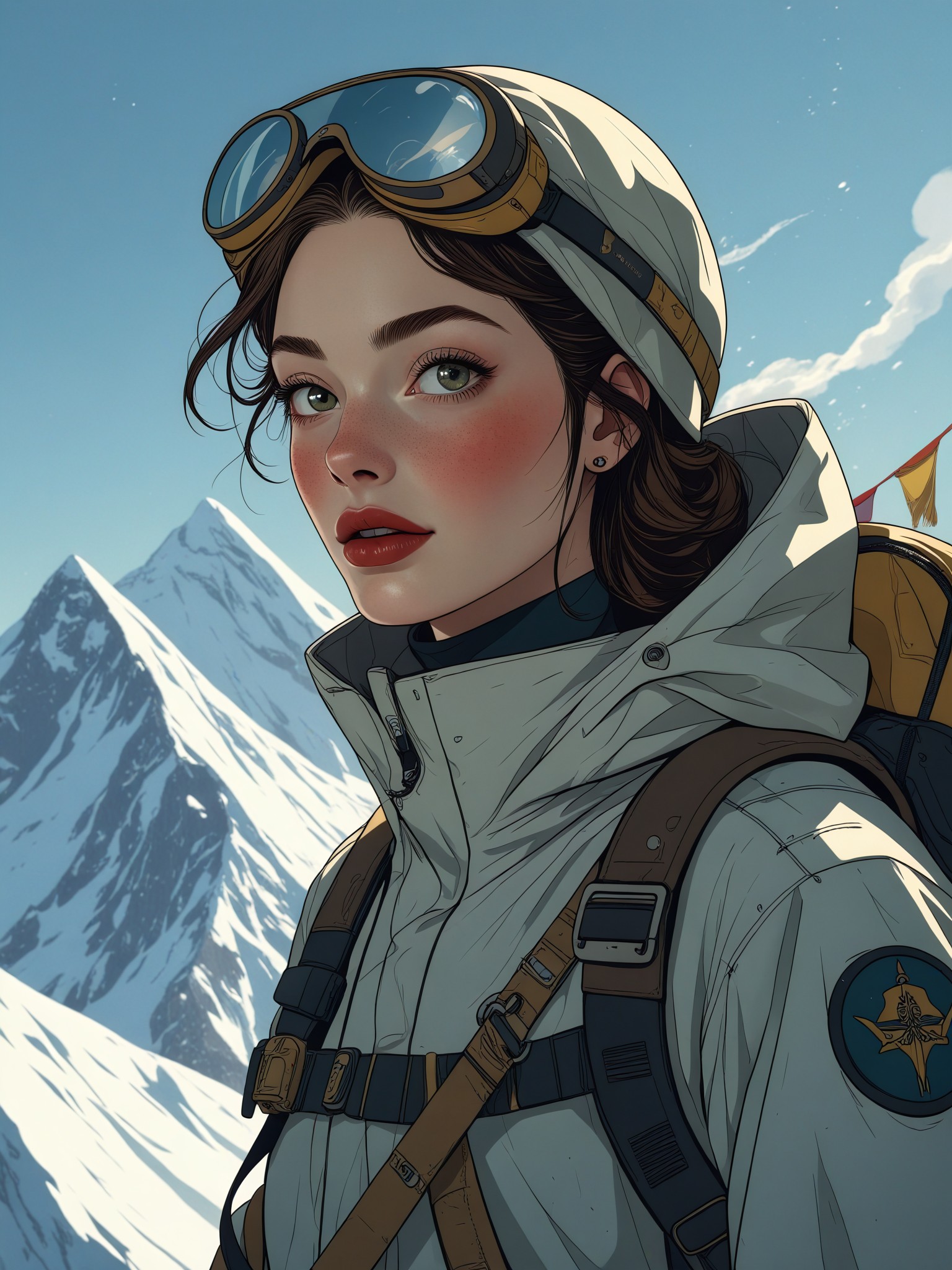 On the Snowy Peak of Mount Everest image