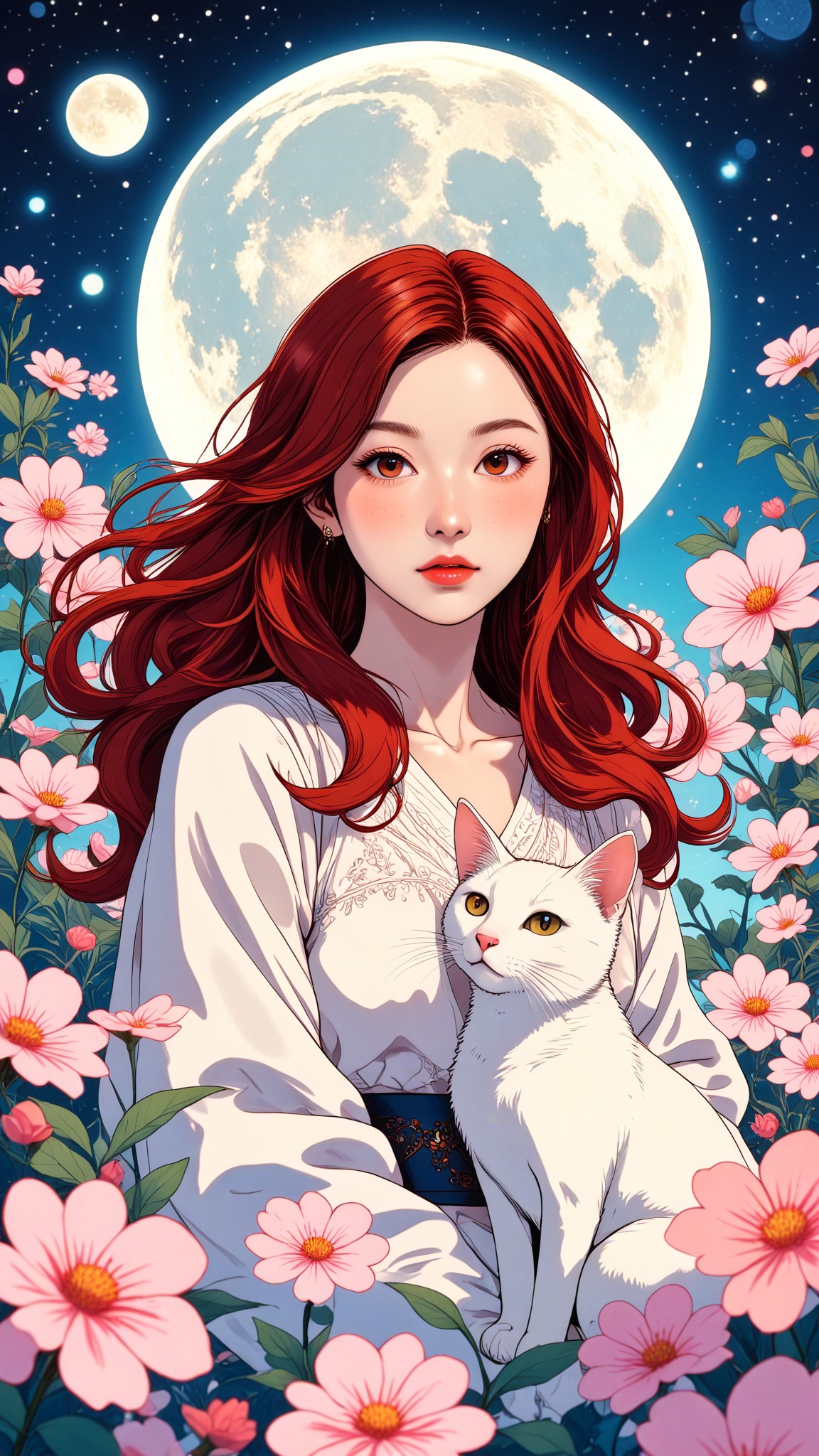White cat image