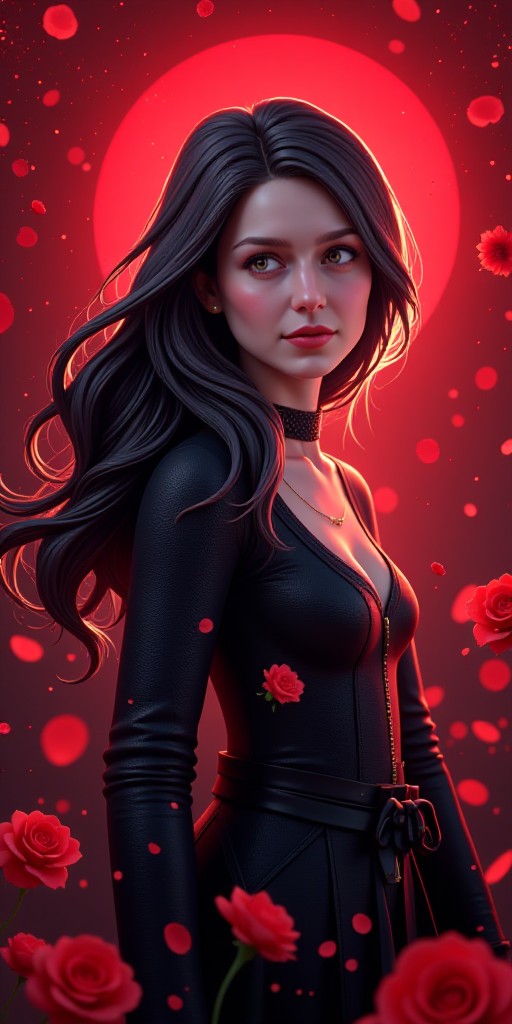 a1.art-generated Beige Roses image