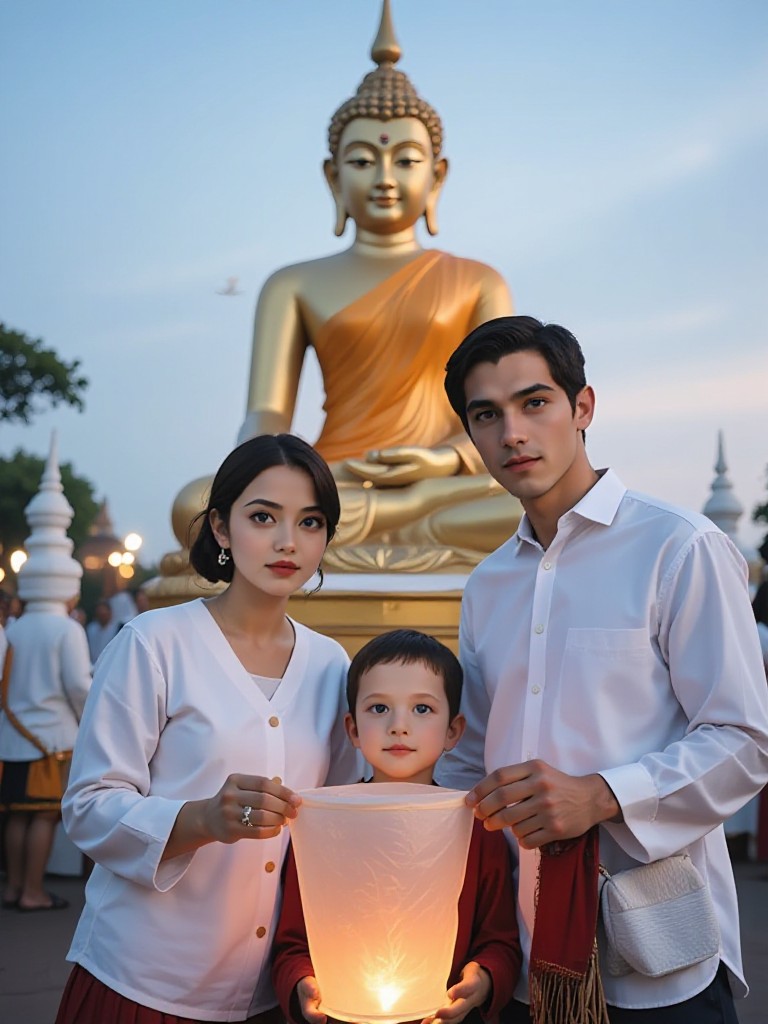 Waisak Day Family Portrait image